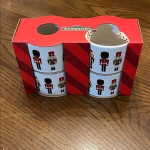 The‎ Bakeshop Toy Soldier Ramekin Set, new
